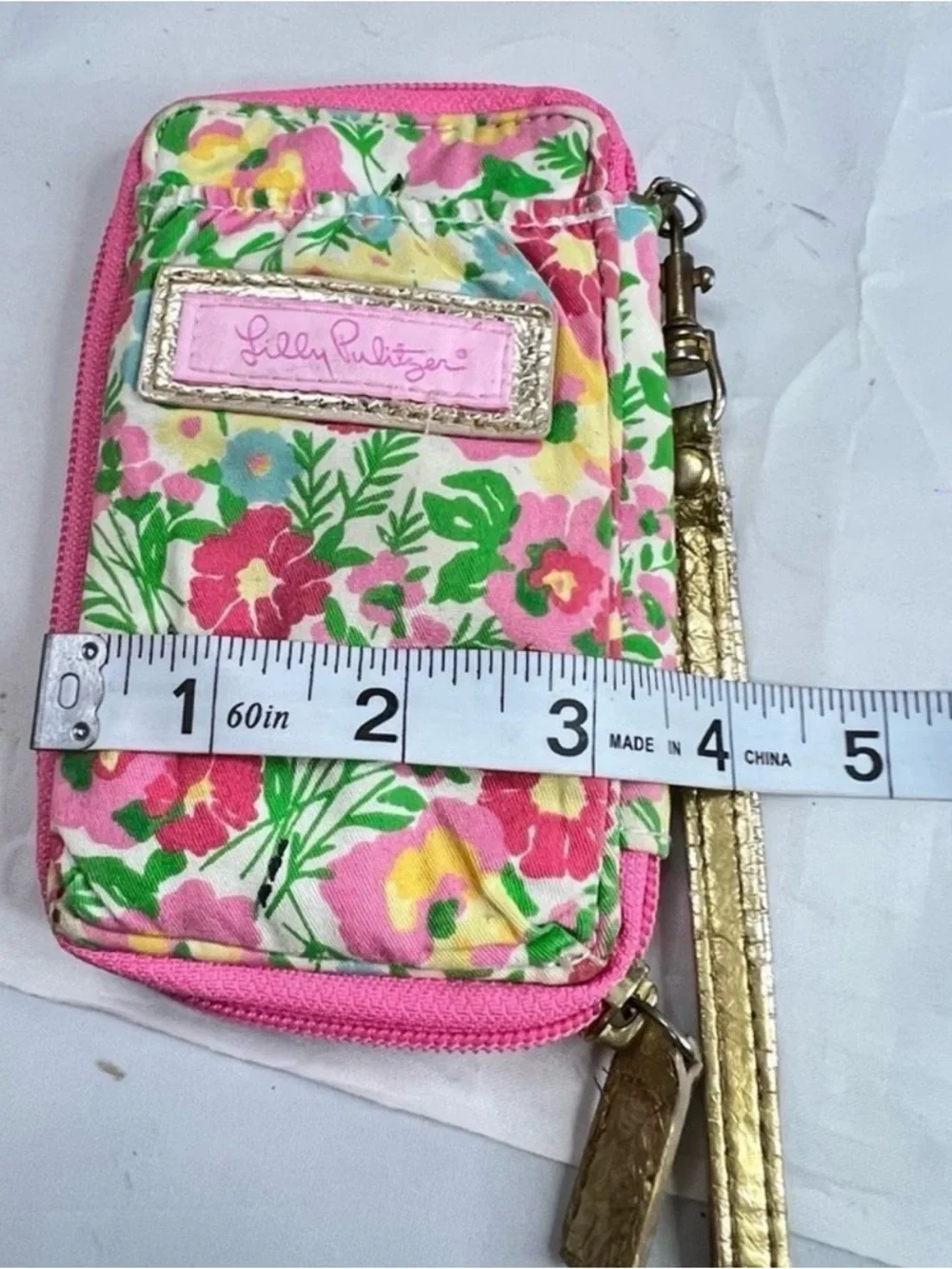 Lilly Pulitzer Wristlet Wallet Floral Preppy